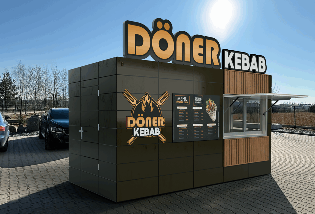 Przyczepa gastronomiczna DONER KEBAB 5.1M