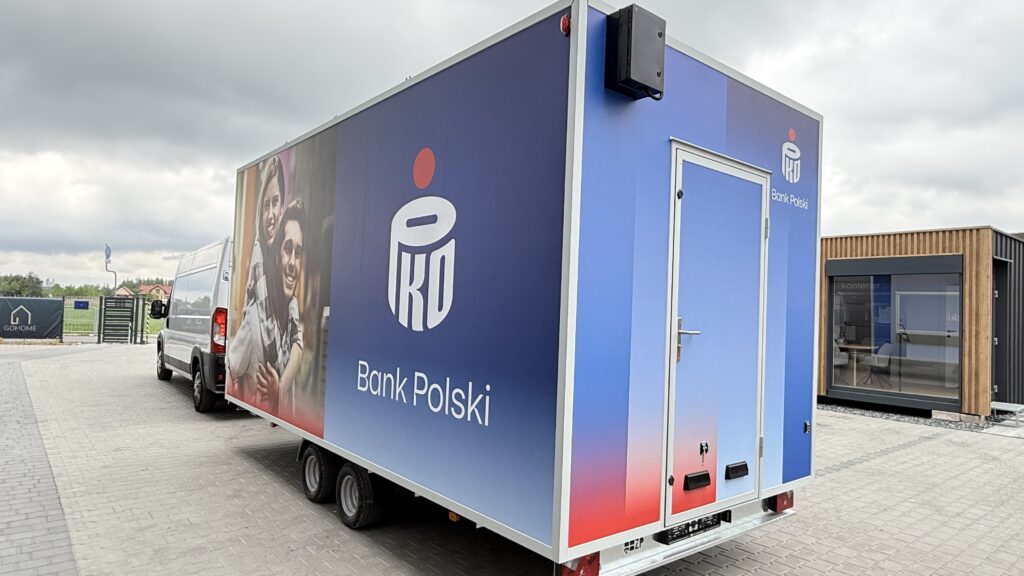 Przyczepa biurowa PKO Bank Polski